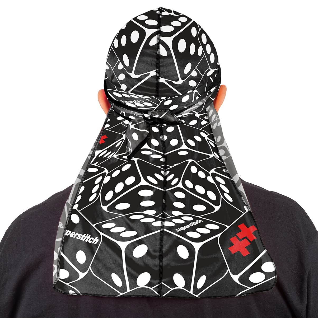 Superstitch Supersilky Ultra Silky Durag x Wavebuilder | 30+ Styles Premium Designer Durags for Men | 360 Waves |Camo Camouflage (Five Star)