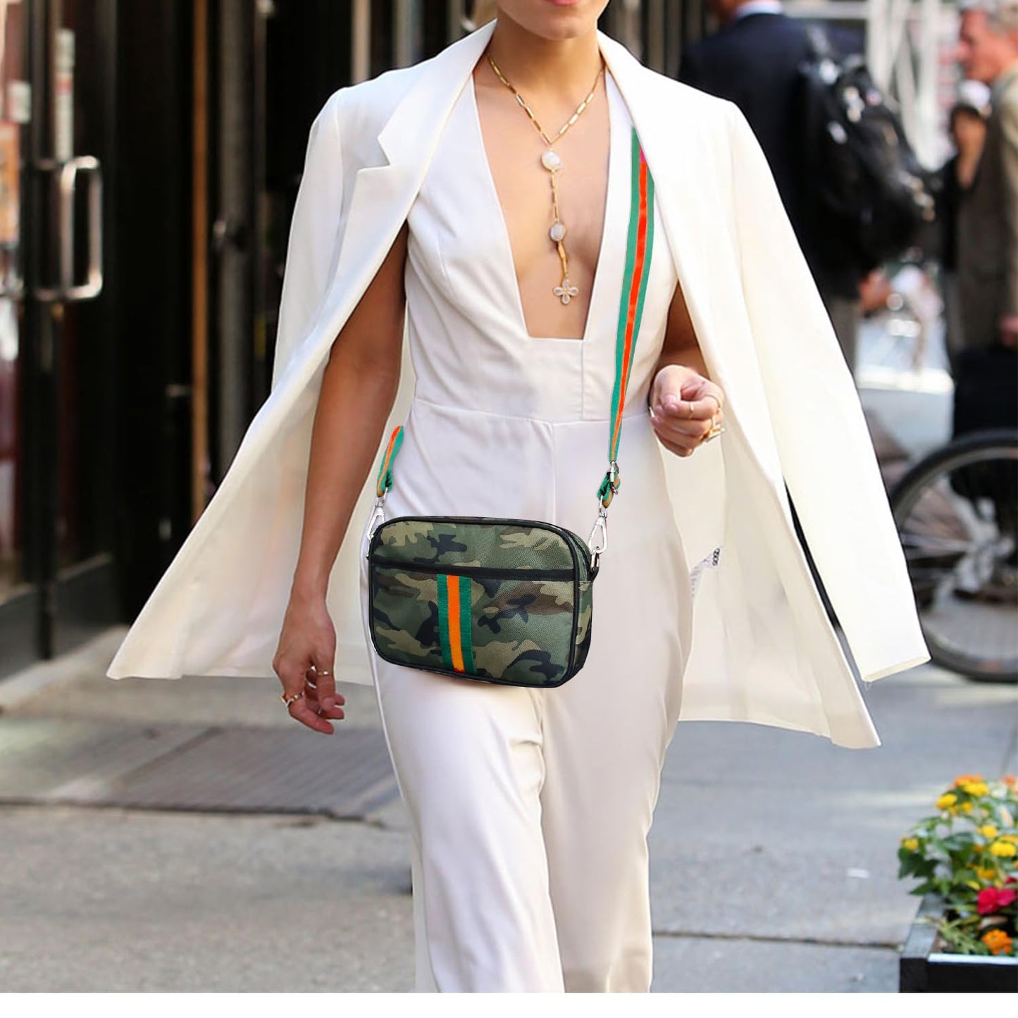 Dyalsa Small Crossbody Bags for Women Canvas Mini Crossbody Purse, Shoulder Bag Traveling Workout