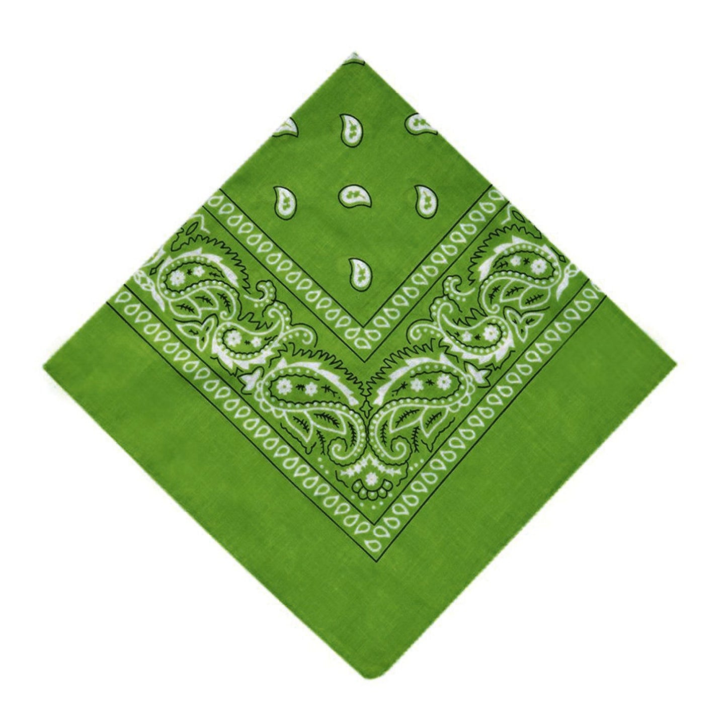 xsby 12 Piece Novelty Bandanas Paisley 100% Cotton Headwear