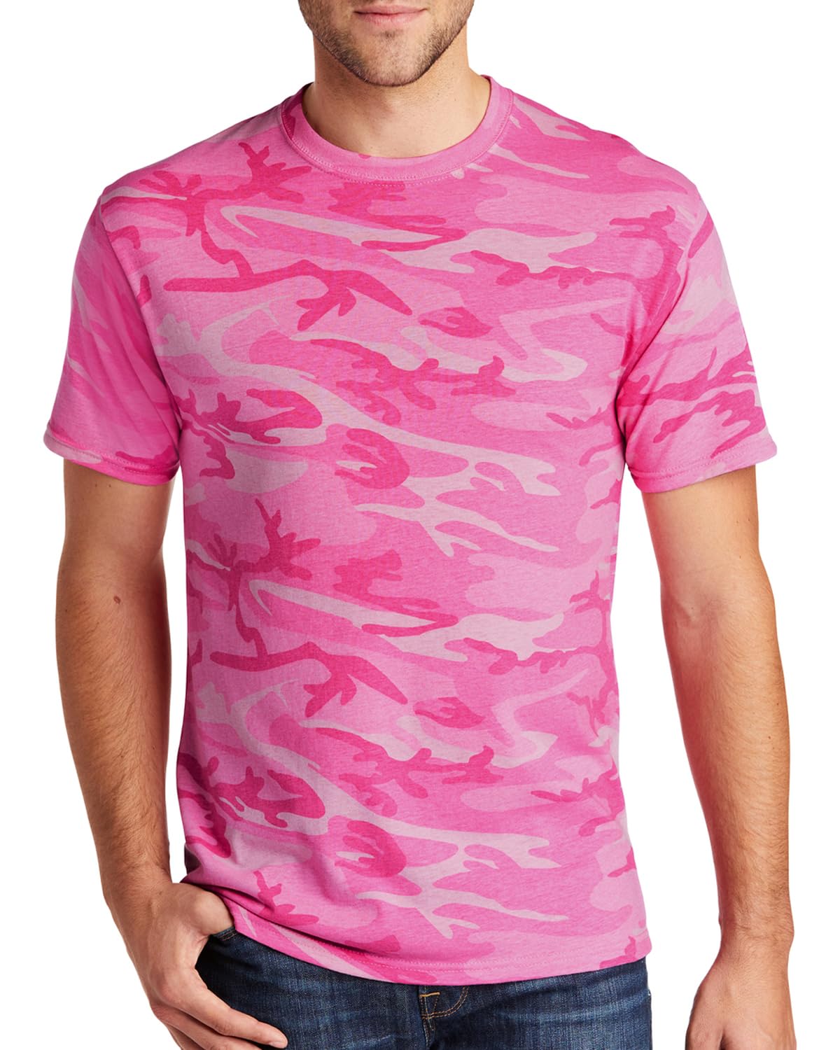 JustBlanks Men's Camouflage Tee Shirts - 100% Cotton Short-Sleeve T- Shirt - Military Camo Crewneck Shirt for Men