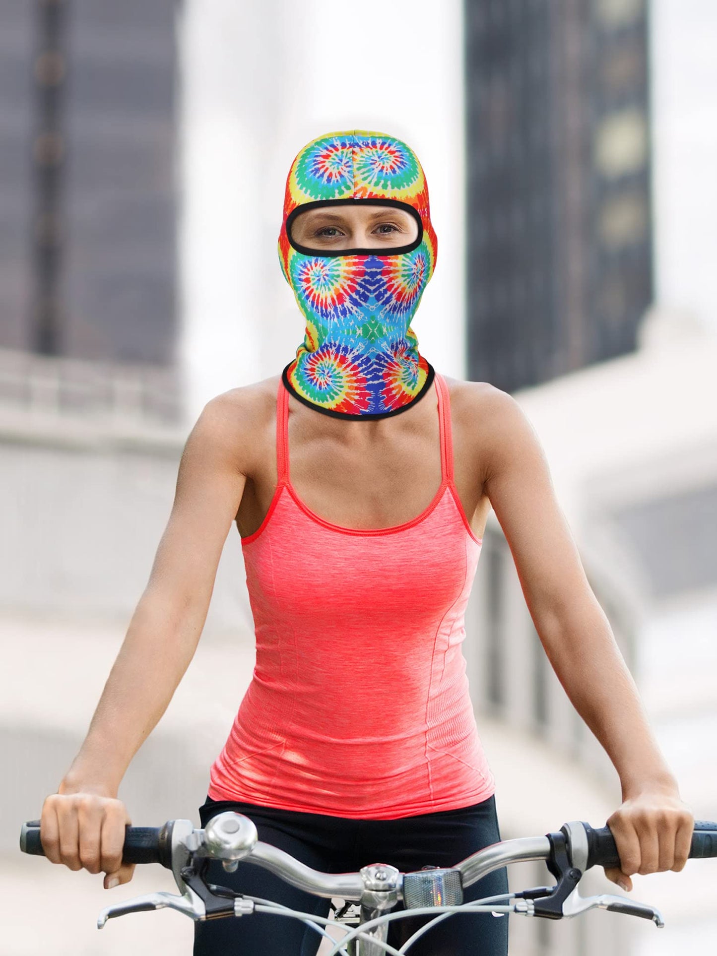 Geyoga 8 Pcs Balaclava Ski Mask Sun Protection Windproof Balaclava UV Protection Summer Full Face Covering for Outdoor Sports