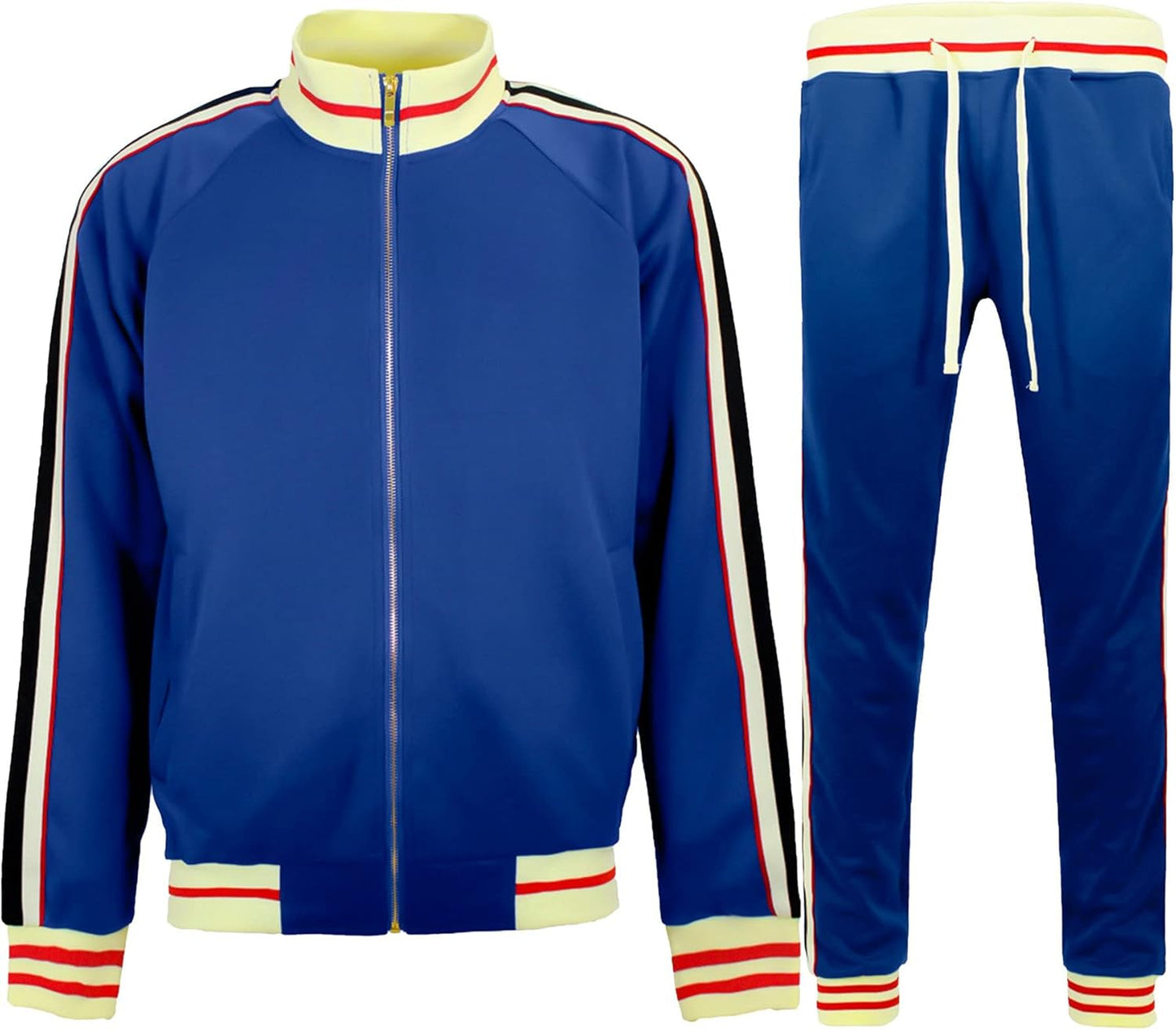 G-Style USA Men's Tiger Pattern Tracksuit Sets