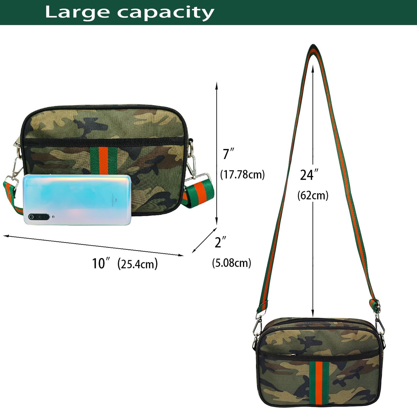 Dyalsa Small Crossbody Bags for Women Canvas Mini Crossbody Purse, Shoulder Bag Traveling Workout