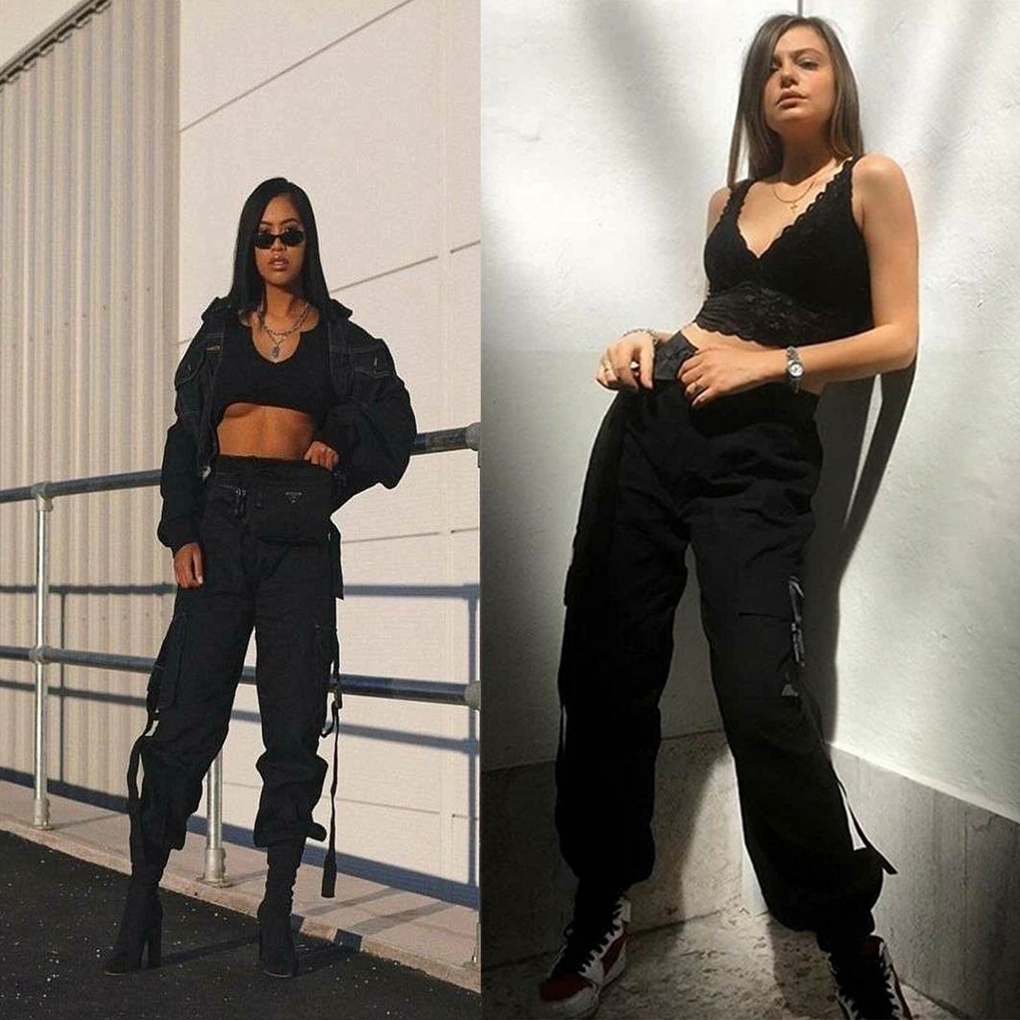 BEJONS Women’s Relaxed Fit All Day High Waist Cargo Pants