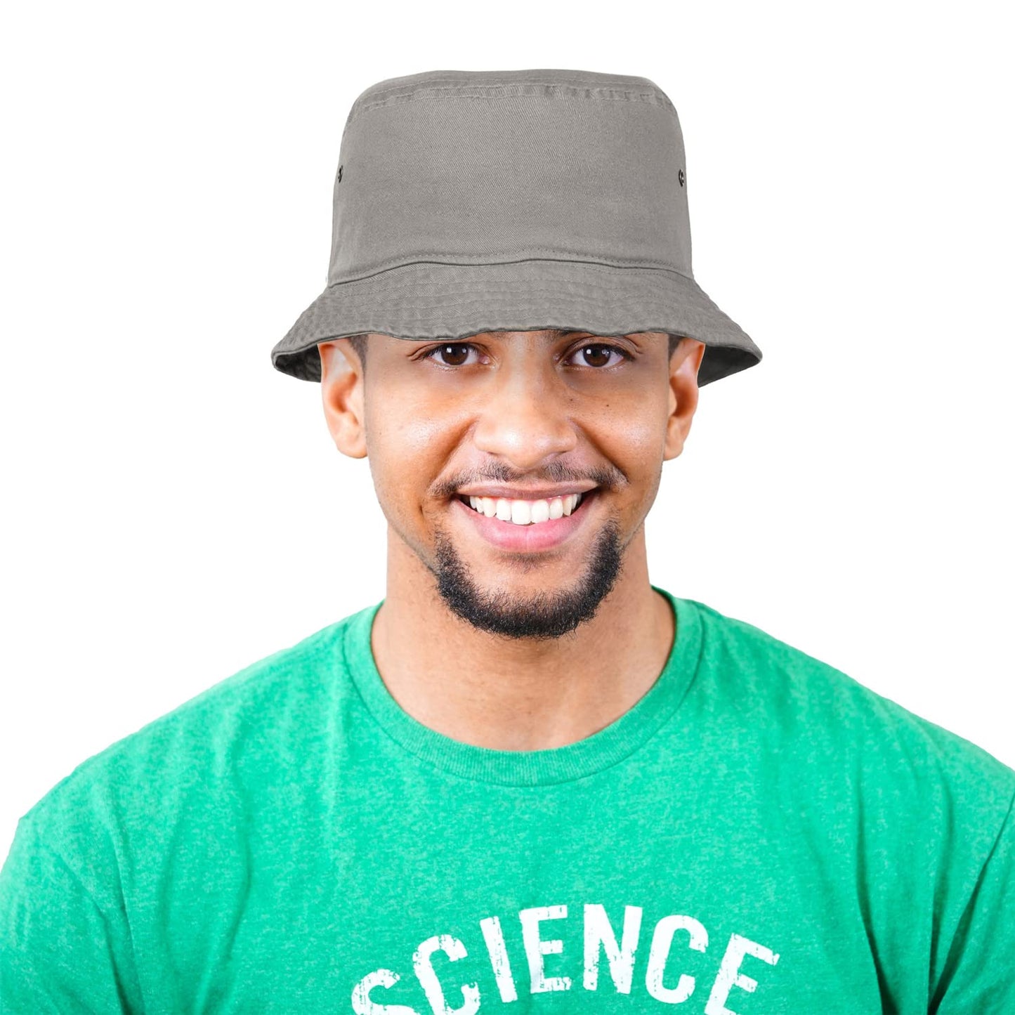 Falari Men Women Unisex Cotton Bucket Hat 100% Cotton Packable for Travel Fishing Hunting Summer Camp