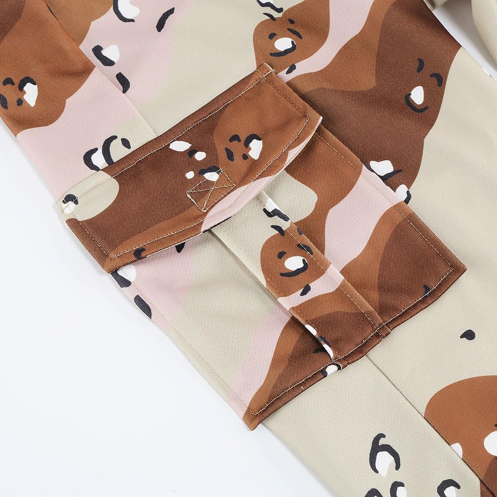 GRAJTCIN Casual Camo Joggers Sweatpants for Men Lightweight Hiking Outdoor Sweatpants Streetwear Pants for Men