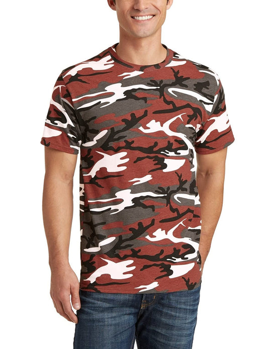 JustBlanks Men's Camouflage Tee Shirts - 100% Cotton Short-Sleeve T- Shirt - Military Camo Crewneck Shirt for Men