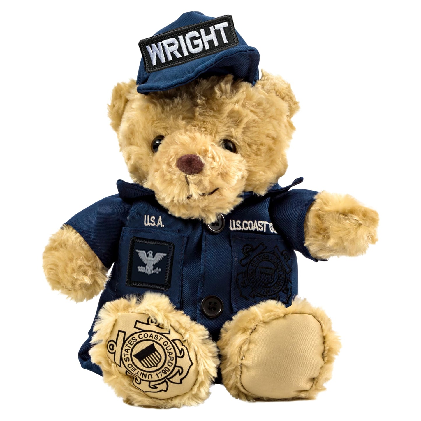 ZZZ Bears Personalized Army Teddy Bear, Gift for Boot Camp Graduates, Veterans & Comforting Loved Ones at Home During Deployment