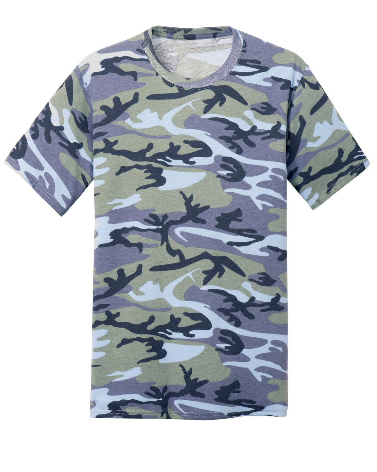 JustBlanks Men's Camouflage Tee Shirts - 100% Cotton Short-Sleeve T- Shirt - Military Camo Crewneck Shirt for Men