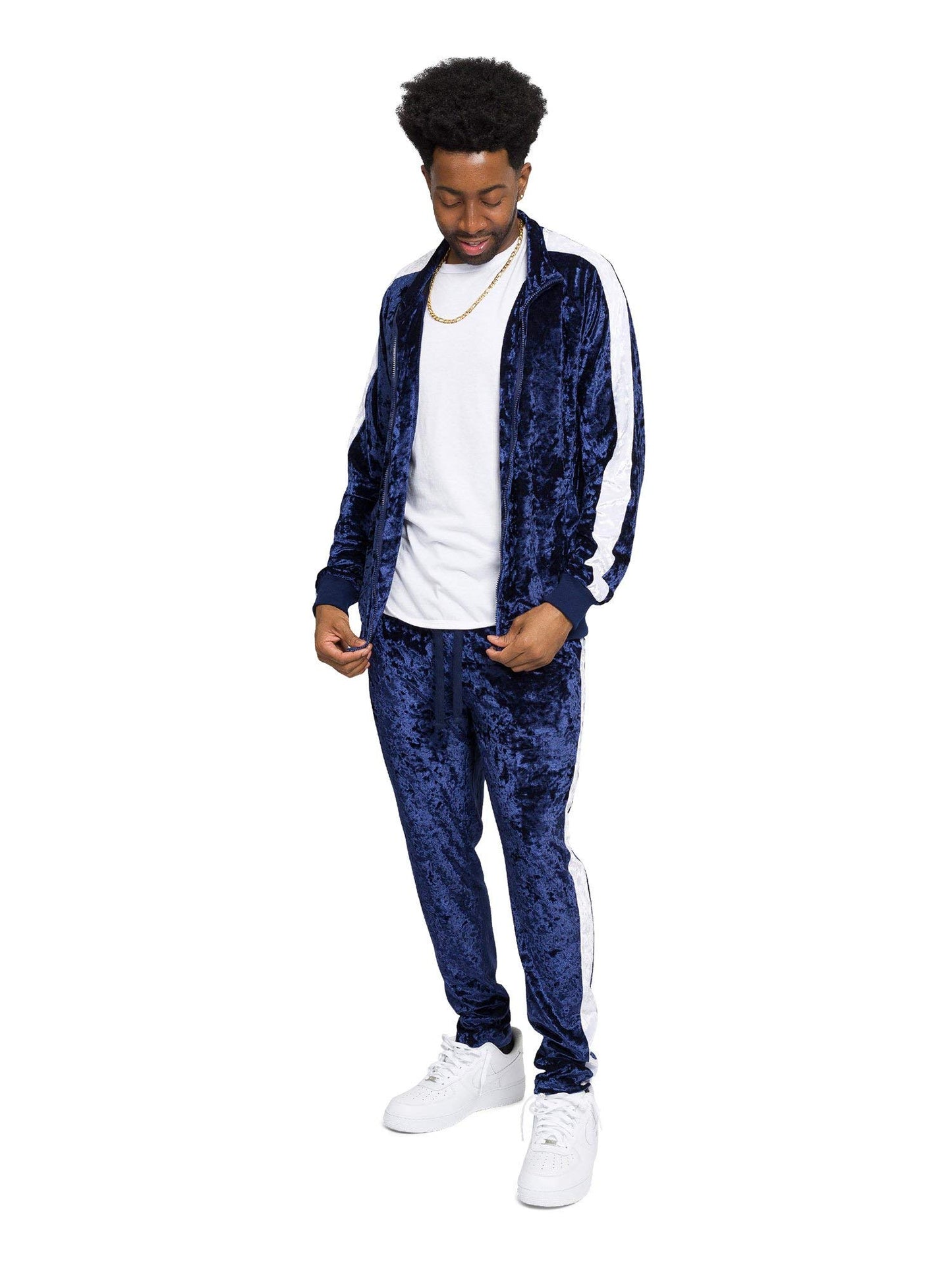 G-Style USA Men's Velour Velvet Tracksuit Sets -Casual Wear, Gym, and Lounge