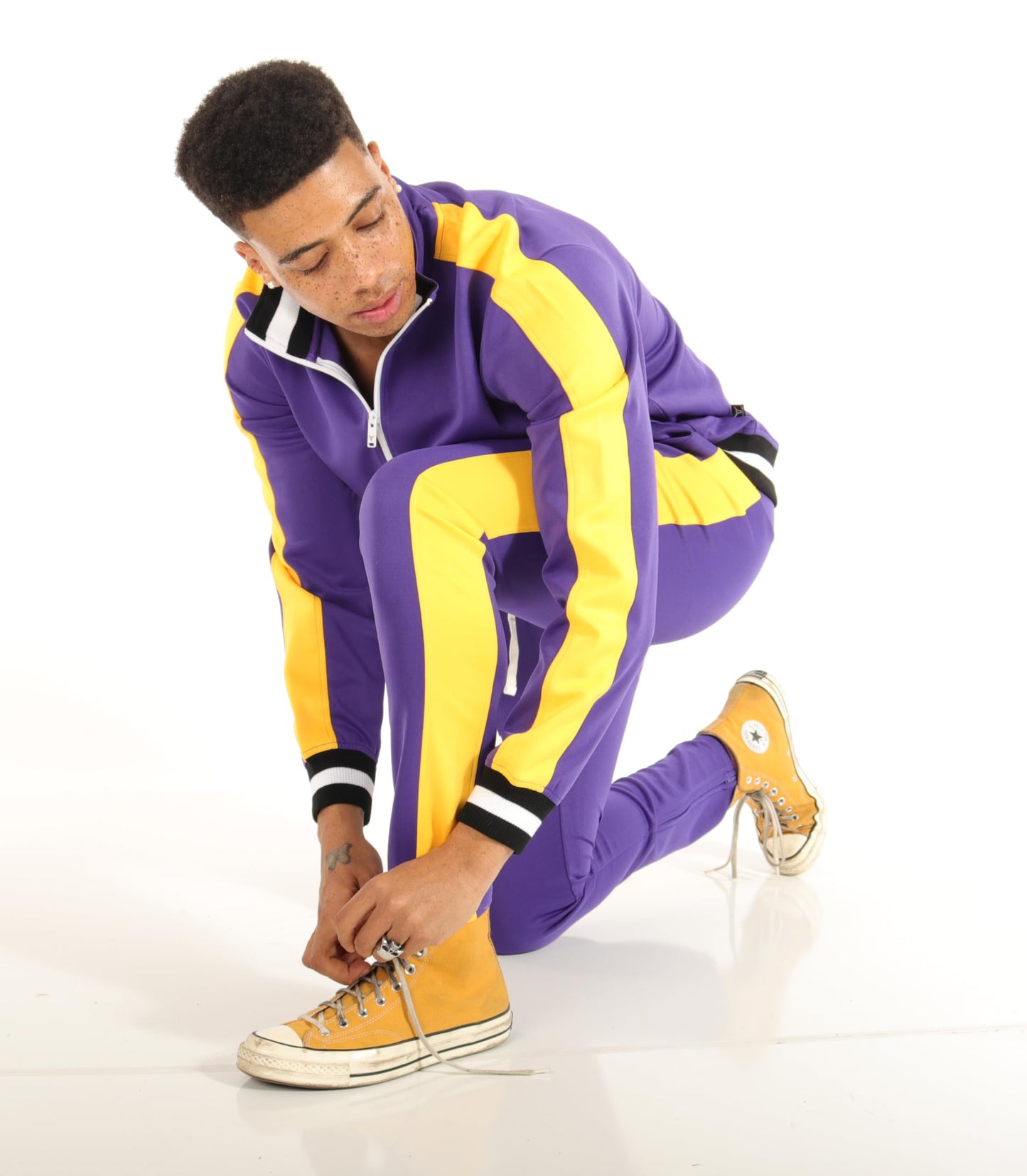 SCREENSHOT Mens Urban Hip Hop Premium Track Jacket - Slim Fit Side Taping Sportswear Urbanwear Streetwear Fashion Top