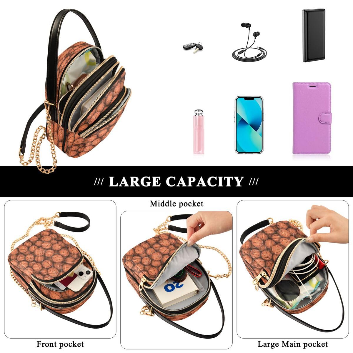 ALAZA Hipster Camouflage Army Print Crossbody Bag Small Shoulder Handbags Leather Purse for Women