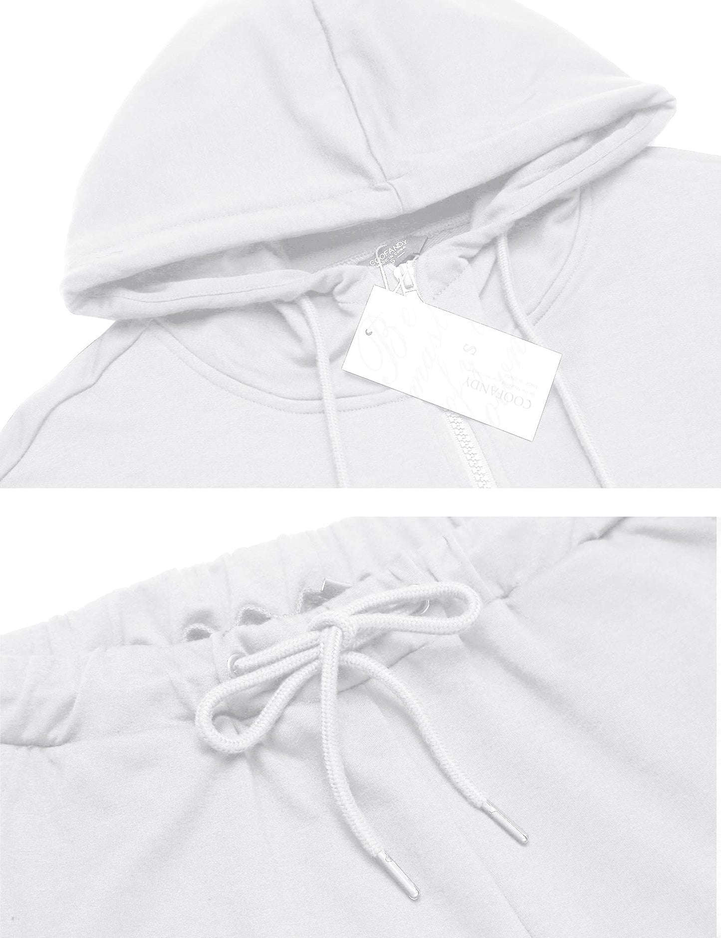 COOFANDY Sweatsuits for Men 2 Piece tracksuit Sets Full Zip Hoodie Sweatpants for Men Casual Sports Jogging Suits S-4XL