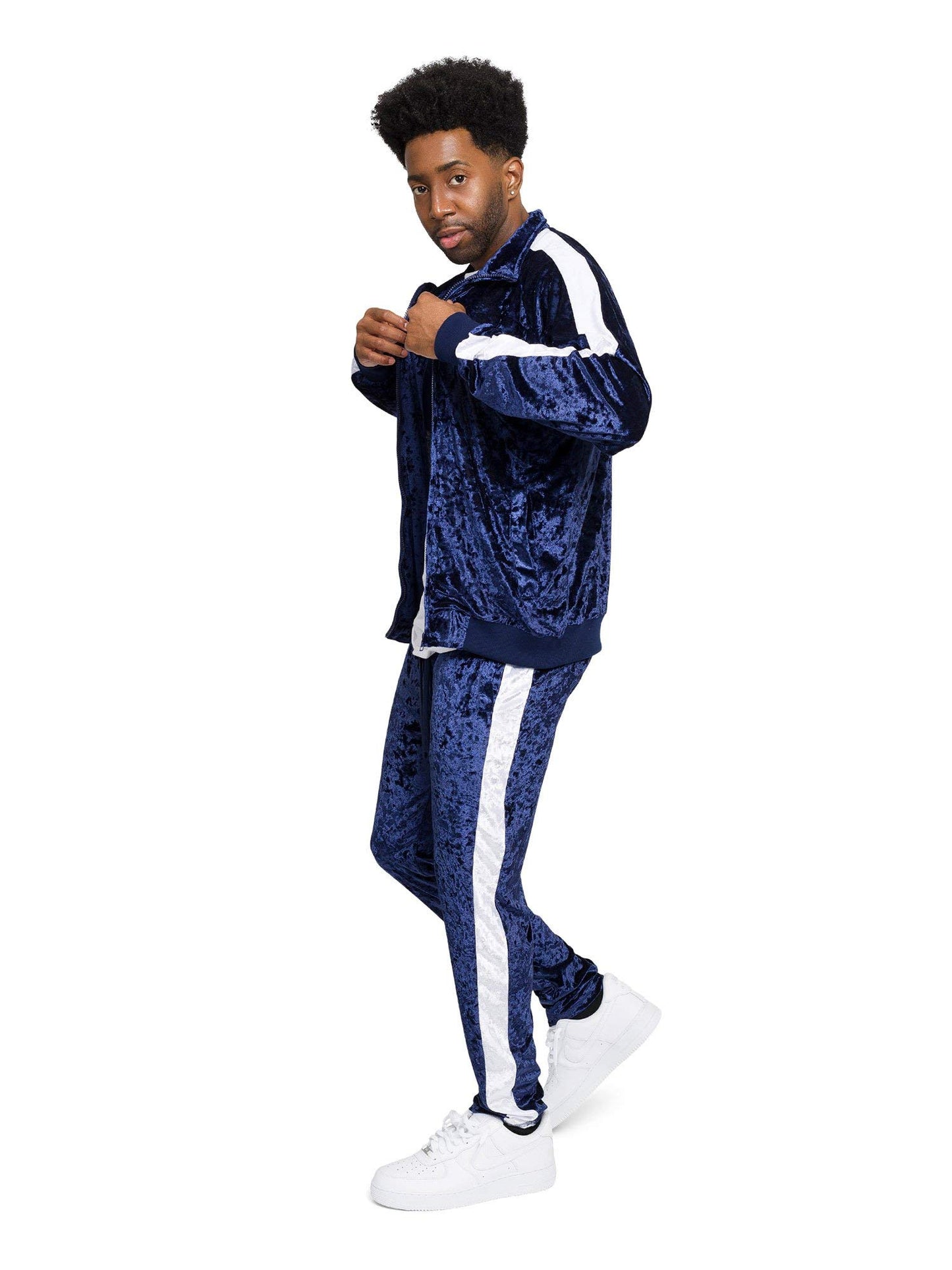 G-Style USA Men's Velour Velvet Tracksuit Sets -Casual Wear, Gym, and Lounge