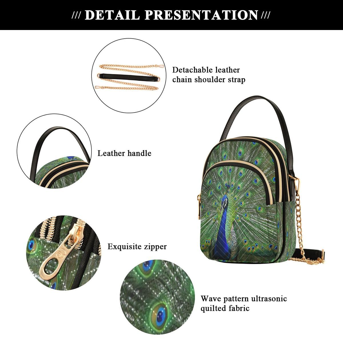 ALAZA Hipster Camouflage Army Print Crossbody Bag Small Shoulder Handbags Leather Purse for Women
