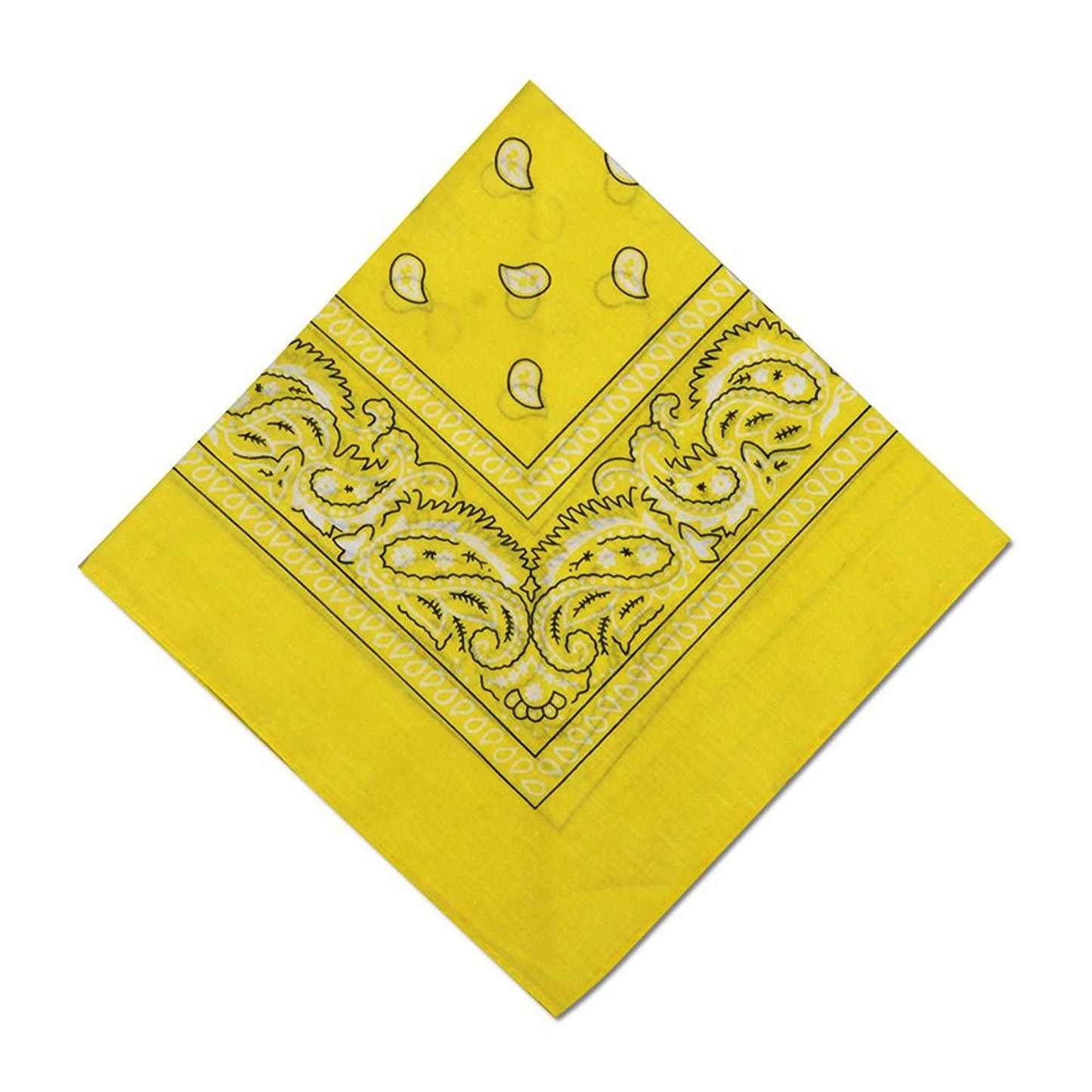 xsby 12 Piece Novelty Bandanas Paisley 100% Cotton Headwear