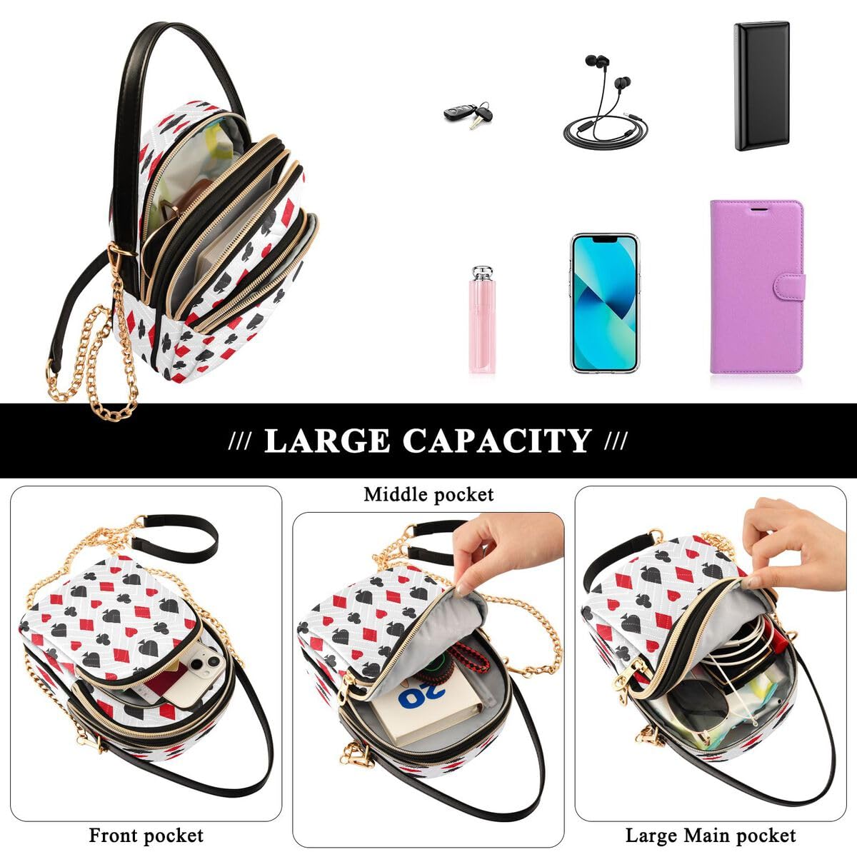ALAZA Hipster Camouflage Army Print Crossbody Bag Small Shoulder Handbags Leather Purse for Women