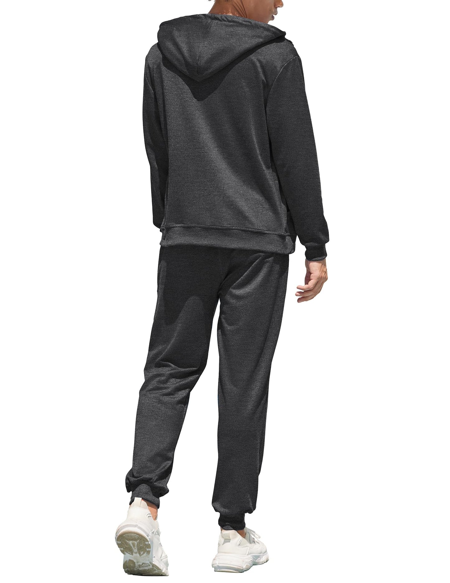 COOFANDY Sweatsuits for Men 2 Piece tracksuit Sets Full Zip Hoodie Sweatpants for Men Casual Sports Jogging Suits S-4XL