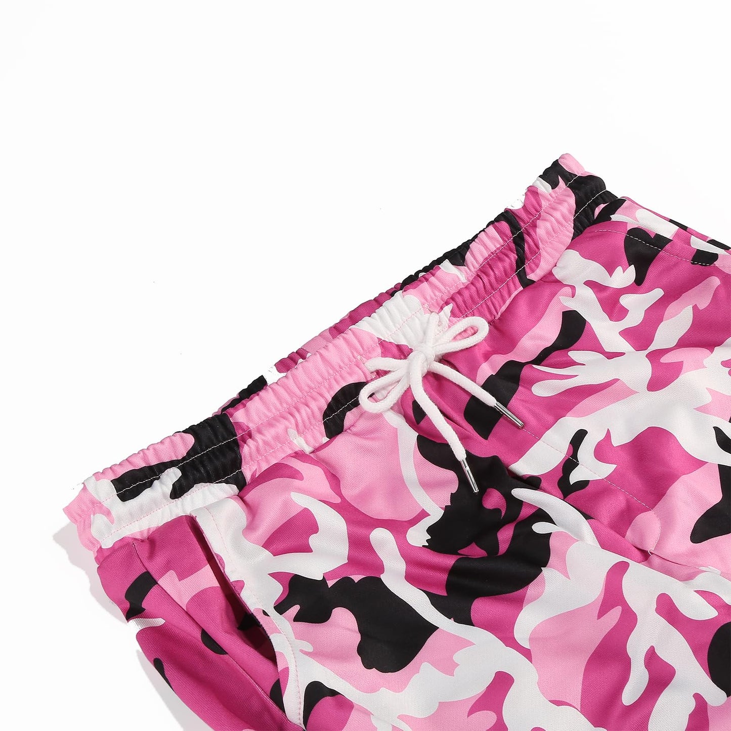 Colorful House Men Camo Cargo Jogger Sweatpants Casual Drawstring Camouflage Cargo Work Pants with Pockets