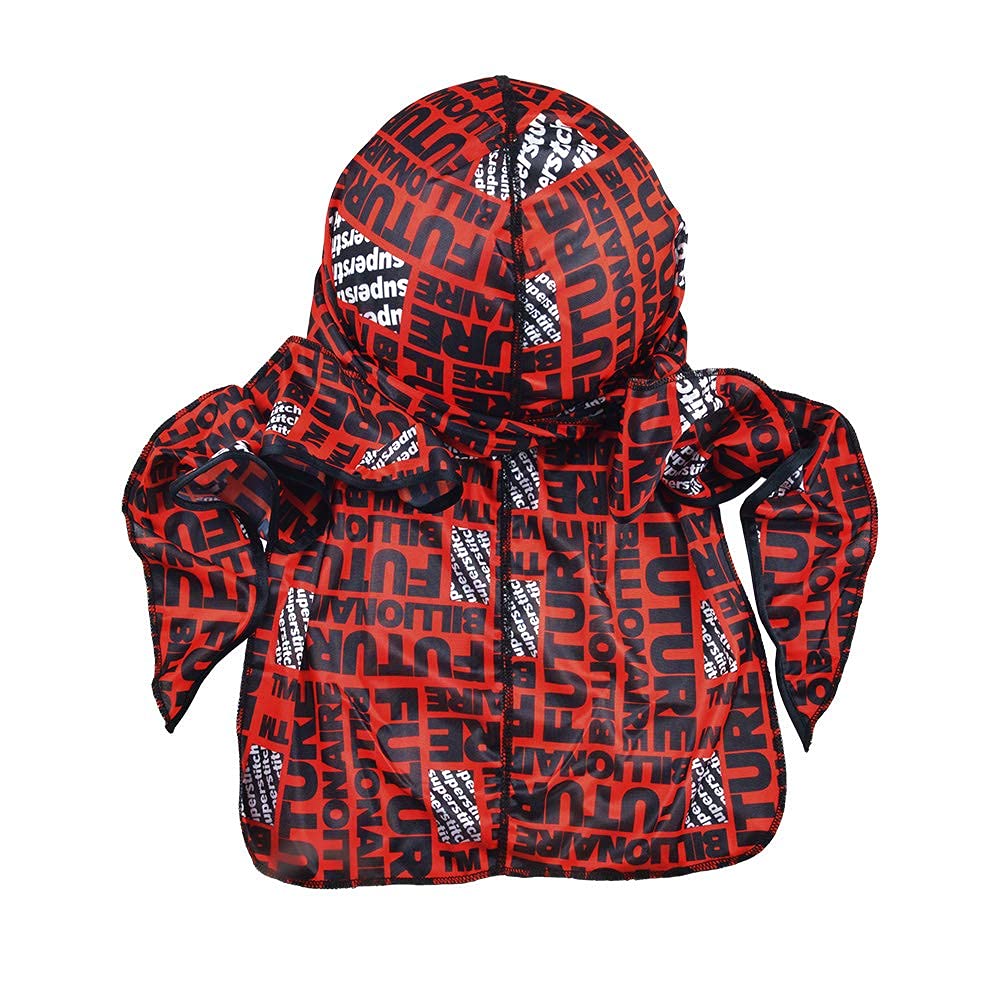 Superstitch Supersilky Ultra Silky Durag x Wavebuilder | 30+ Styles Premium Designer Durags for Men | 360 Waves |Camo Camouflage (Five Star)