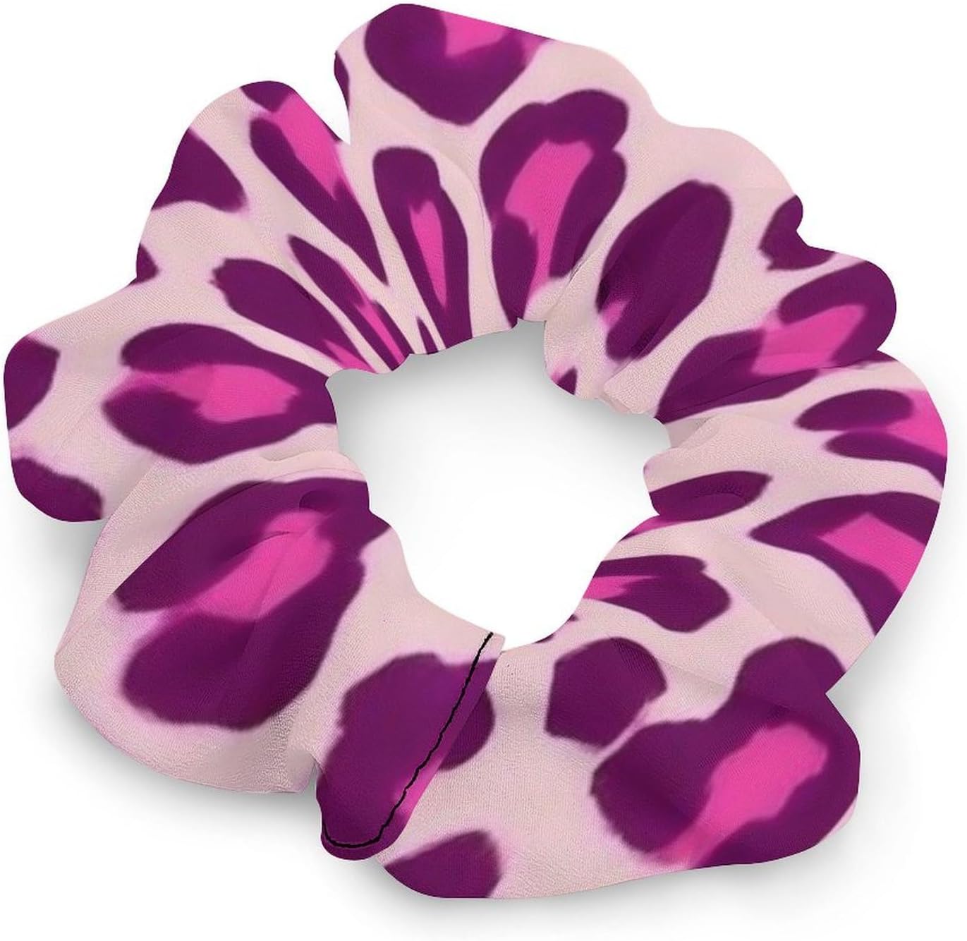 Supdreamc Fashion Hair Scrunchies Spiral Hair Ties for Women Braids, Cool Camo Military Camouflage Adjustable Ponytail Bands Dreadlock Accessories