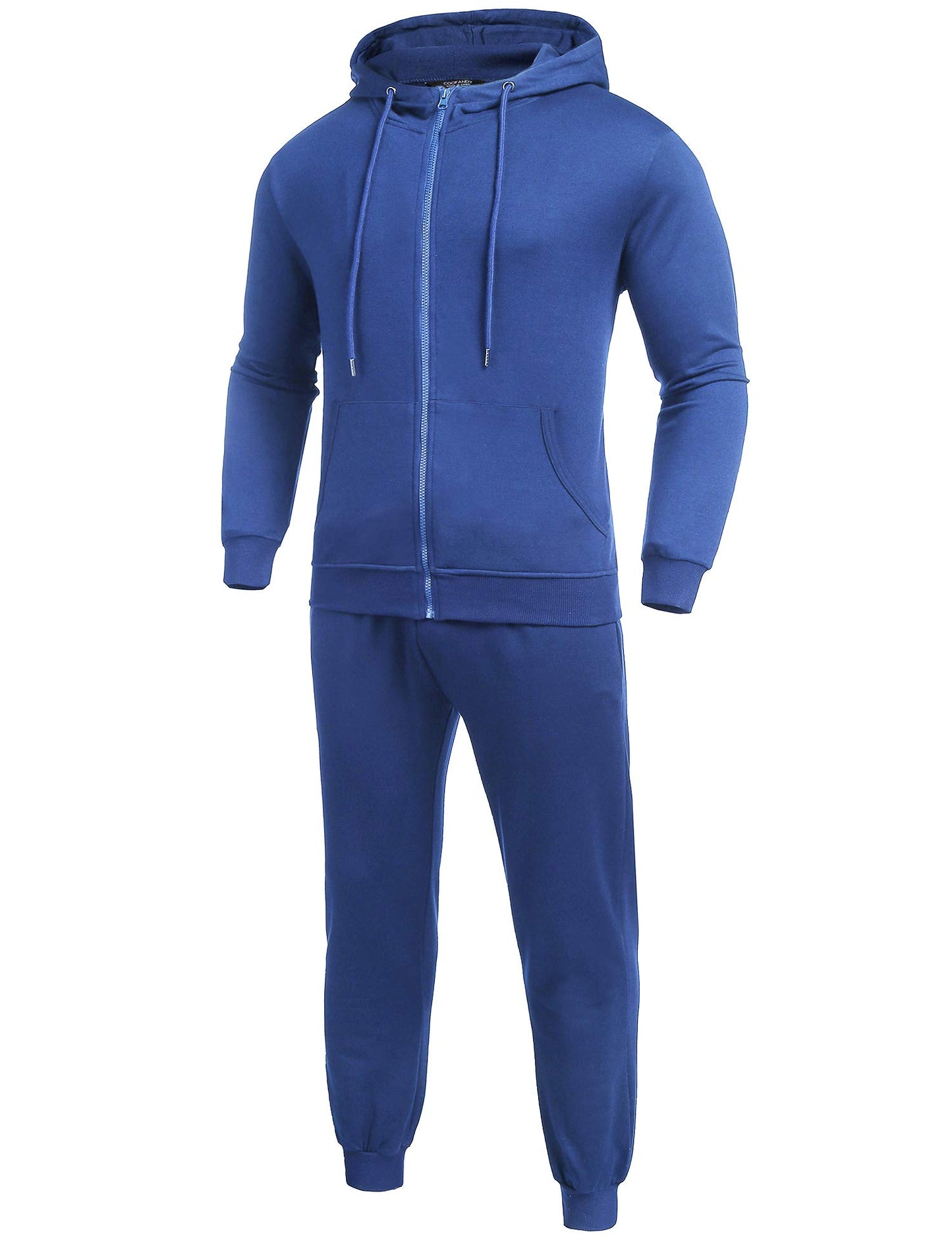 COOFANDY Sweatsuits for Men 2 Piece tracksuit Sets Full Zip Hoodie Sweatpants for Men Casual Sports Jogging Suits S-4XL
