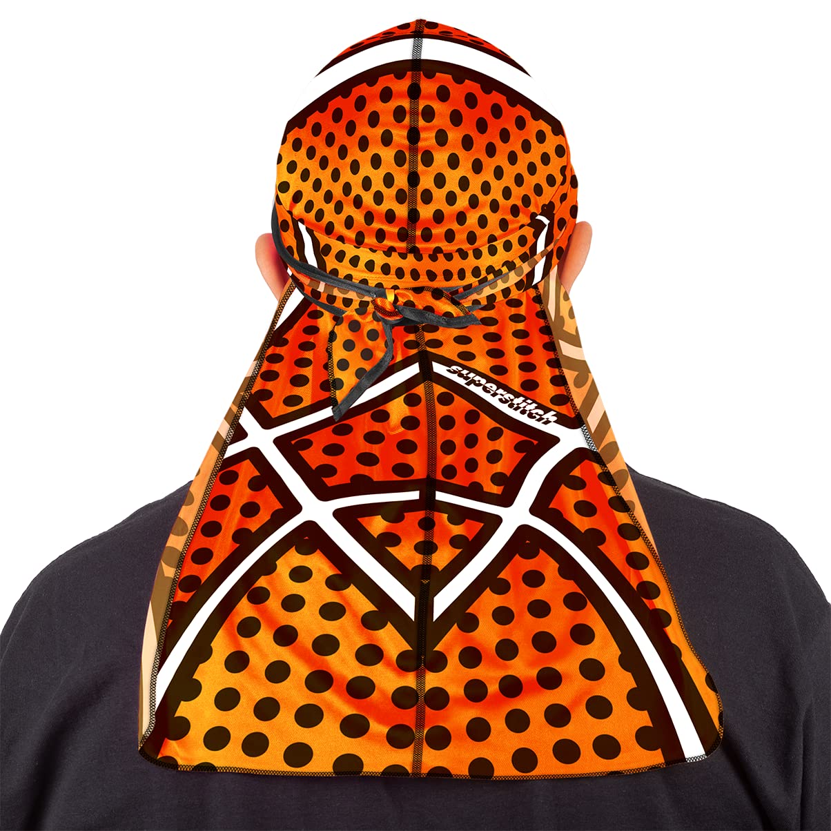 Superstitch Supersilky Ultra Silky Durag x Wavebuilder | 30+ Styles Premium Designer Durags for Men | 360 Waves |Camo Camouflage (Five Star)