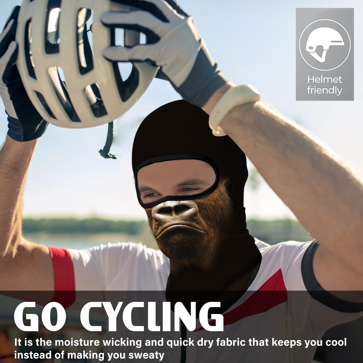 Obacle Balaclava Face Mask Men Women Lightweight for Ski Hunting Cycling Fishing