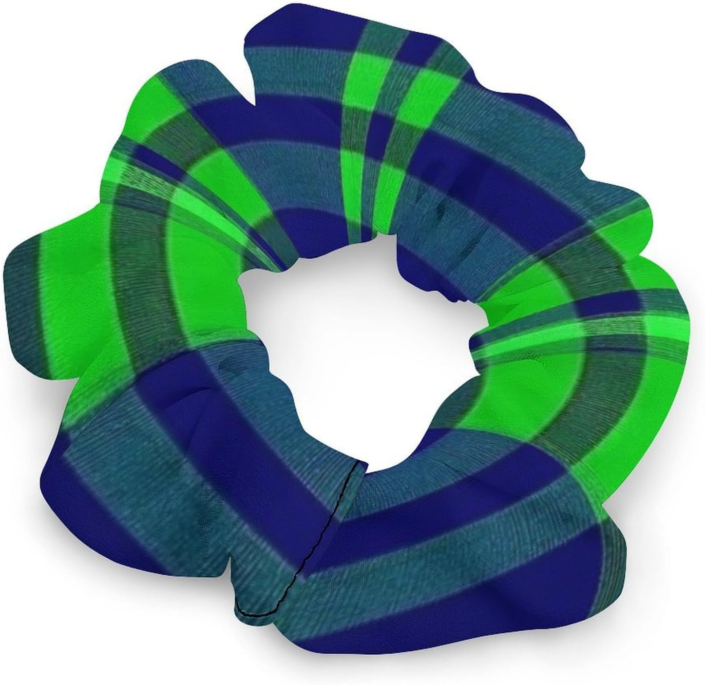 Supdreamc Fashion Hair Scrunchies Spiral Hair Ties for Women Braids, Cool Camo Military Camouflage Adjustable Ponytail Bands Dreadlock Accessories