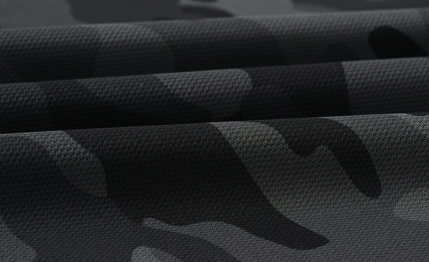 MoFiz Men's Camo Polo Golf Shirt Hiking Dry Fit Short Sleeve T-Shirts Pique Collared Polo Jersey