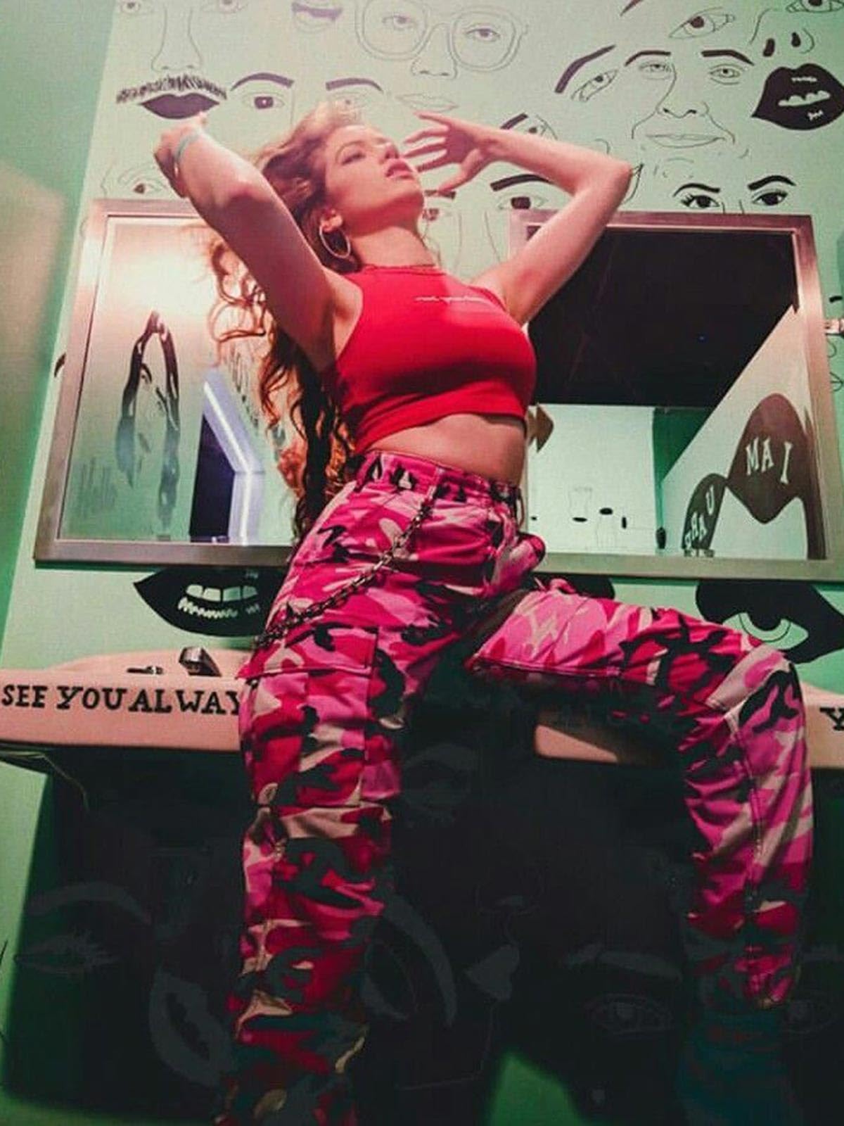 BEJONS Women’s Relaxed Fit All Day High Waist Cargo Pants