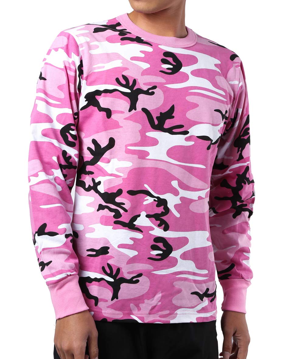 BACKBONE Mens Army Military Gym Training Outdoor Hunt Camp Camouflage Long Sleeve Tee T-Shirt