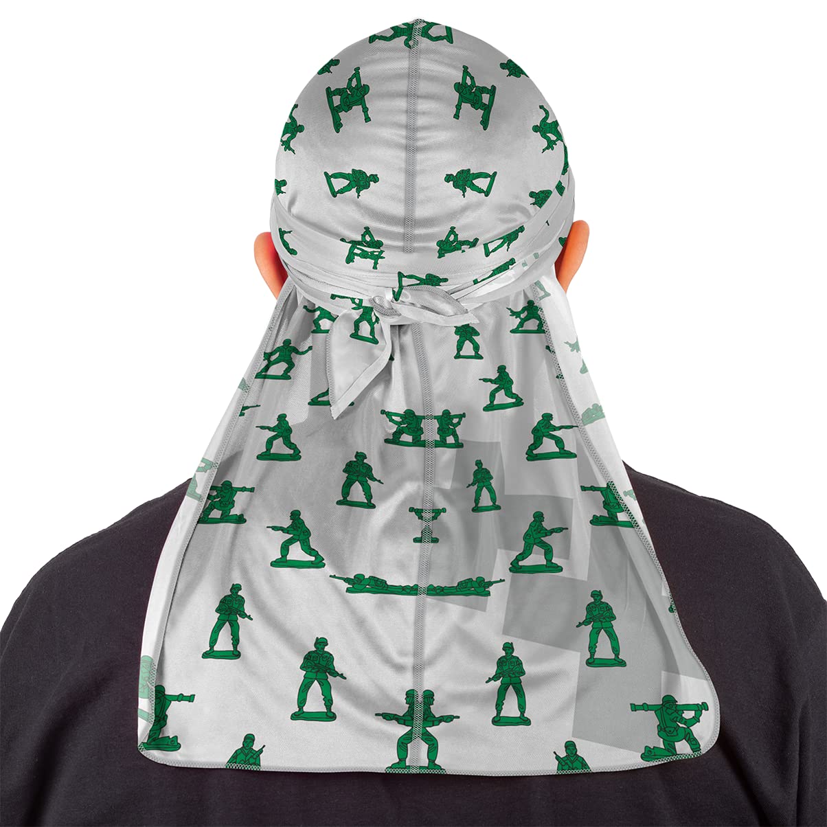 Superstitch Supersilky Ultra Silky Durag x Wavebuilder | 30+ Styles Premium Designer Durags for Men | 360 Waves |Camo Camouflage (Five Star)