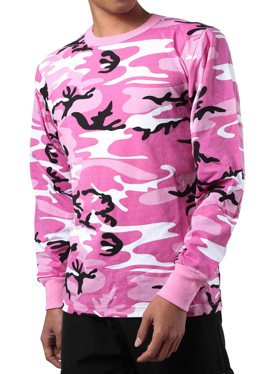 BACKBONE Mens Army Military Gym Training Outdoor Hunt Camp Camouflage Long Sleeve Tee T-Shirt