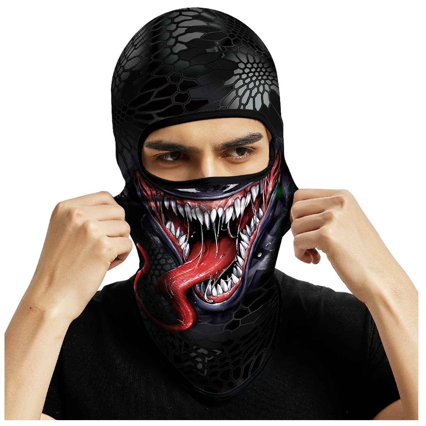 Obacle Balaclava Face Mask Men Women Lightweight for Ski Hunting Cycling Fishing
