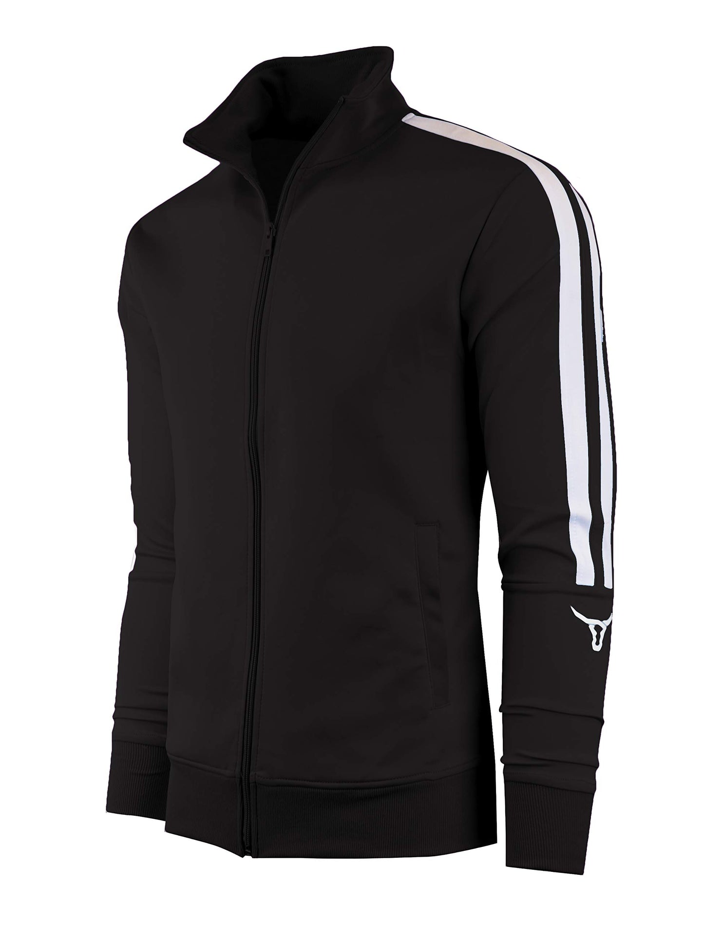 SCREENSHOT Mens Urban Hip Hop Premium Track Jacket - Slim Fit Side Taping Sportswear Urbanwear Streetwear Fashion Top