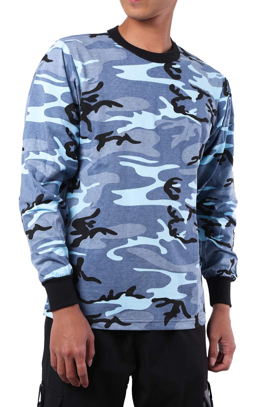 BACKBONE Mens Army Military Gym Training Outdoor Hunt Camp Camouflage Long Sleeve Tee T-Shirt