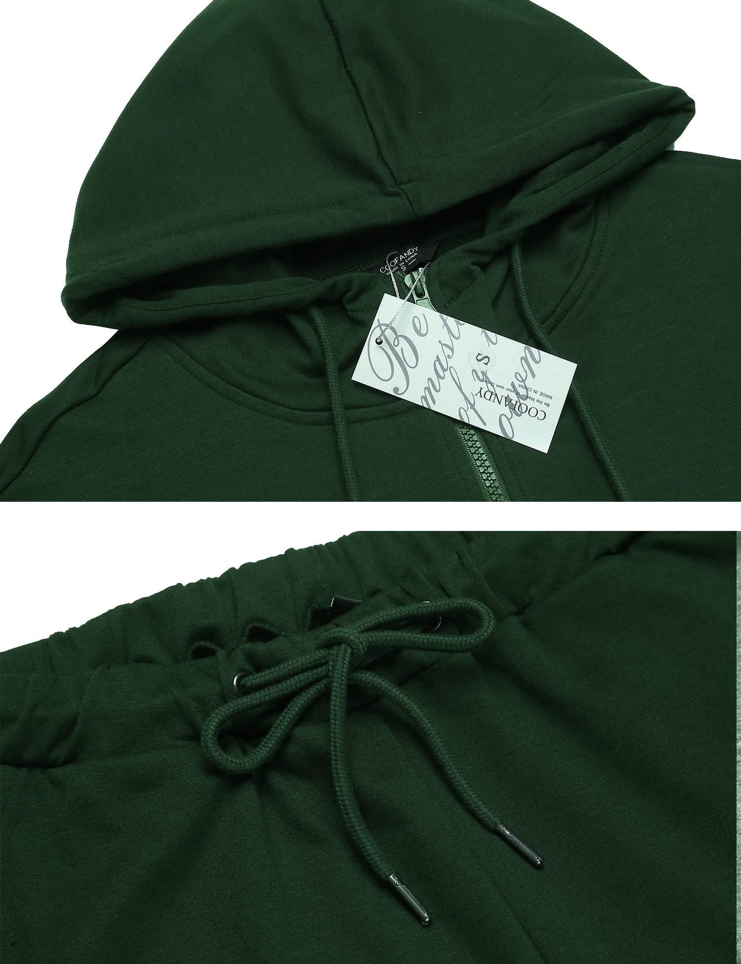 COOFANDY Sweatsuits for Men 2 Piece tracksuit Sets Full Zip Hoodie Sweatpants for Men Casual Sports Jogging Suits S-4XL