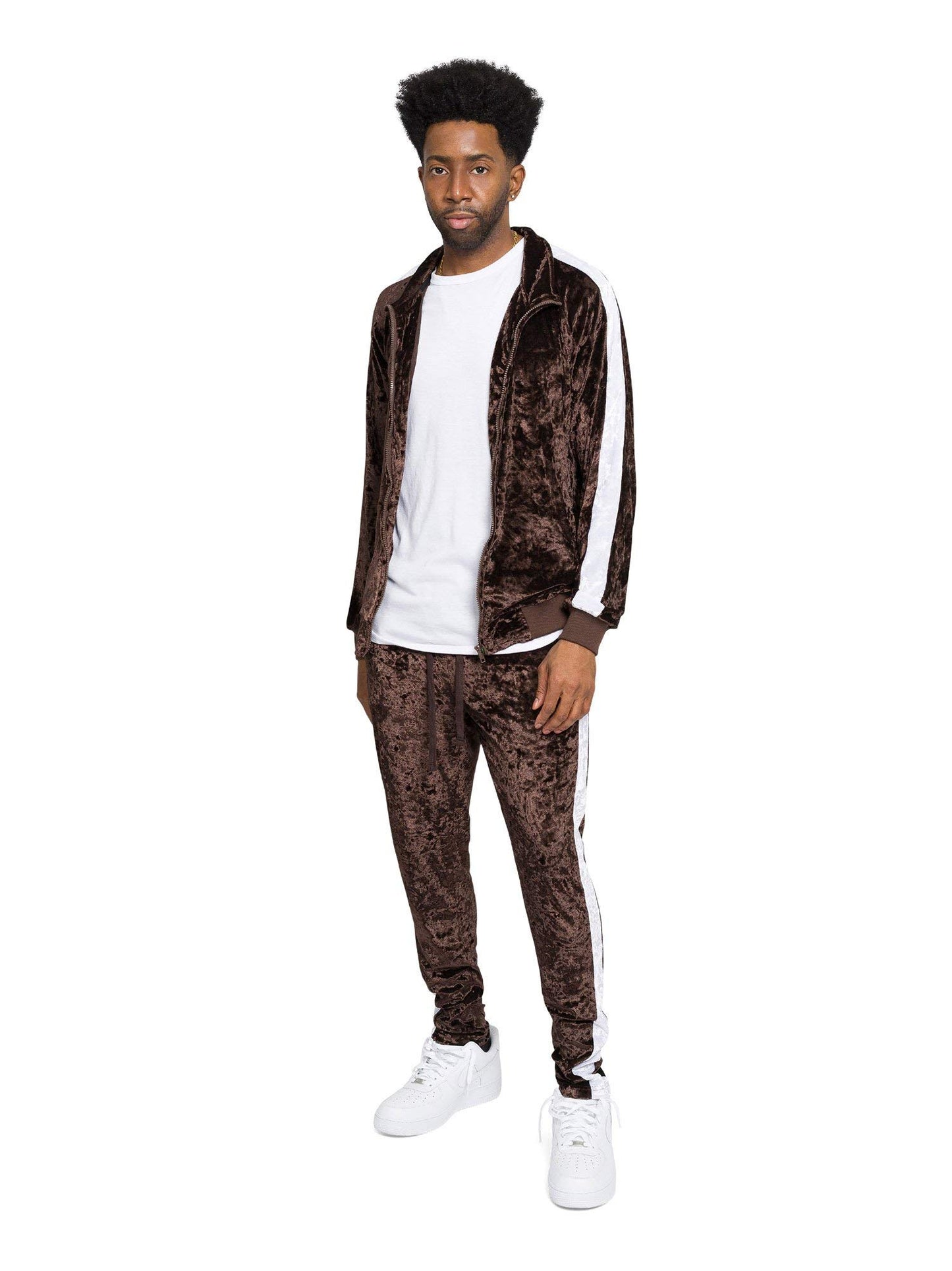 G-Style USA Men's Velour Velvet Tracksuit Sets -Casual Wear, Gym, and Lounge