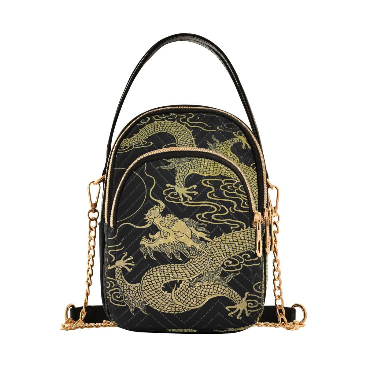 ALAZA Hipster Camouflage Army Print Crossbody Bag Small Shoulder Handbags Leather Purse for Women