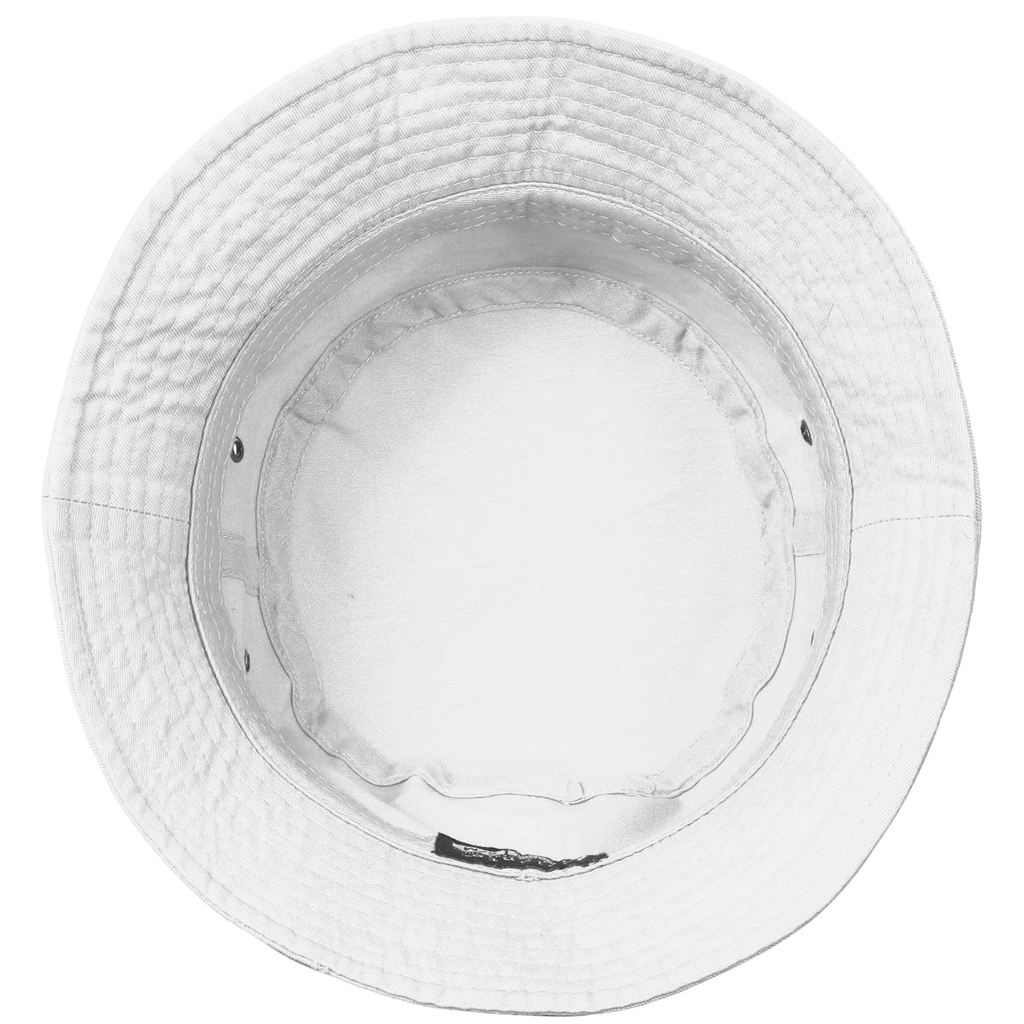 Falari Men Women Unisex Cotton Bucket Hat 100% Cotton Packable for Travel Fishing Hunting Summer Camp