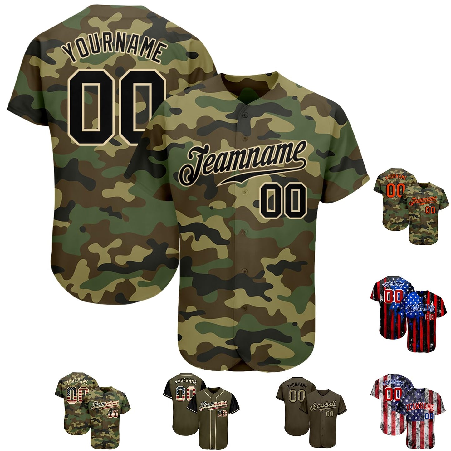 Custom Baseball Jerseys Men Women Youth Boys Personalized Softball Shirts Stitched Button Down Sports Team Uniform