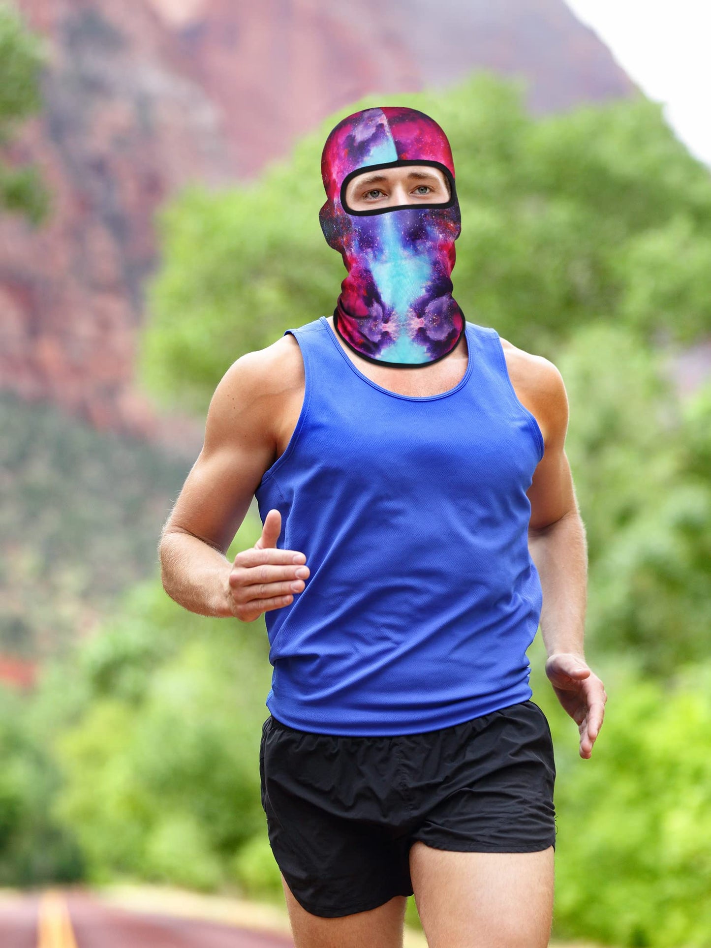 Geyoga 8 Pcs Balaclava Ski Mask Sun Protection Windproof Balaclava UV Protection Summer Full Face Covering for Outdoor Sports