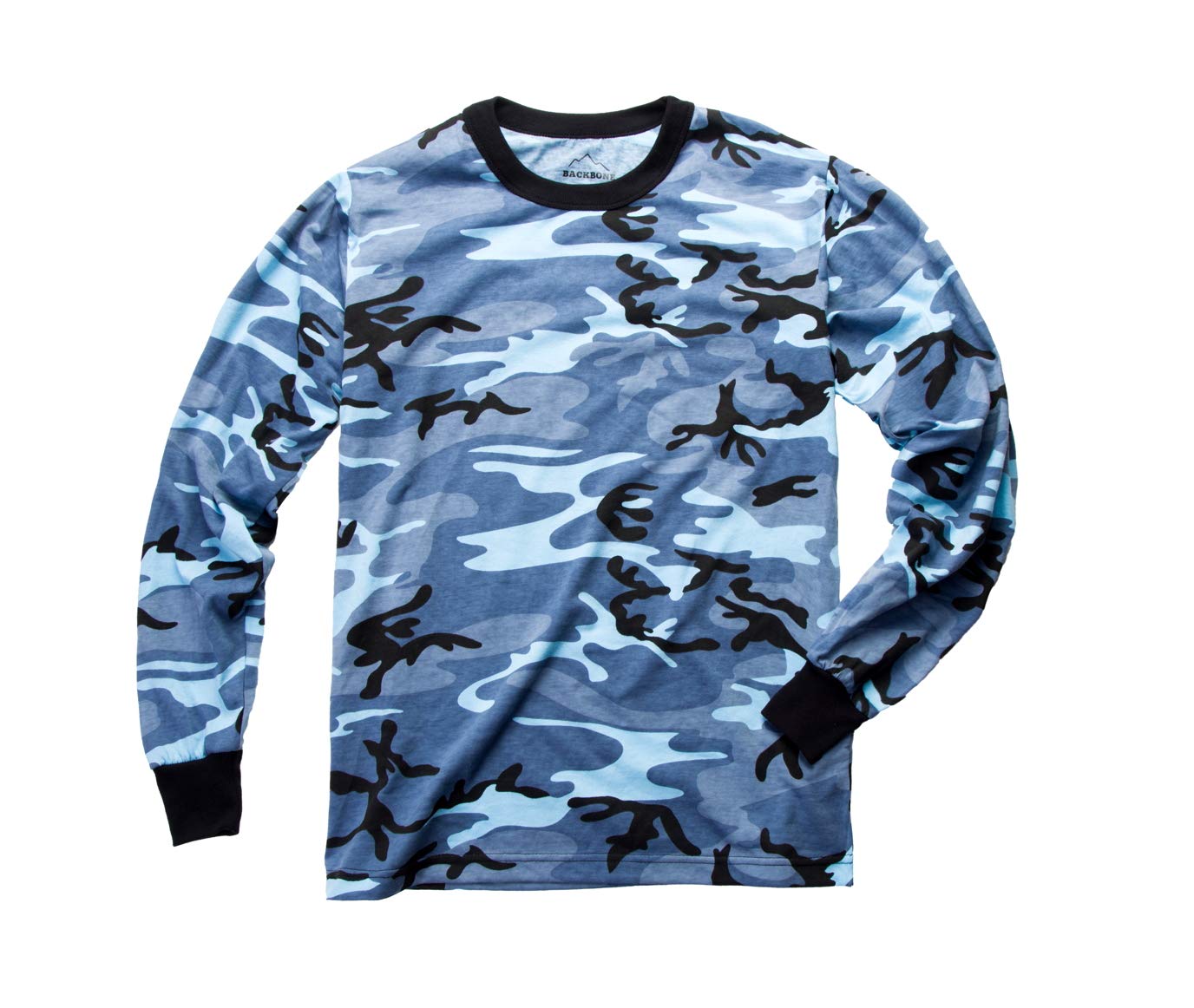 BACKBONE Mens Army Military Gym Training Outdoor Hunt Camp Camouflage Long Sleeve Tee T-Shirt