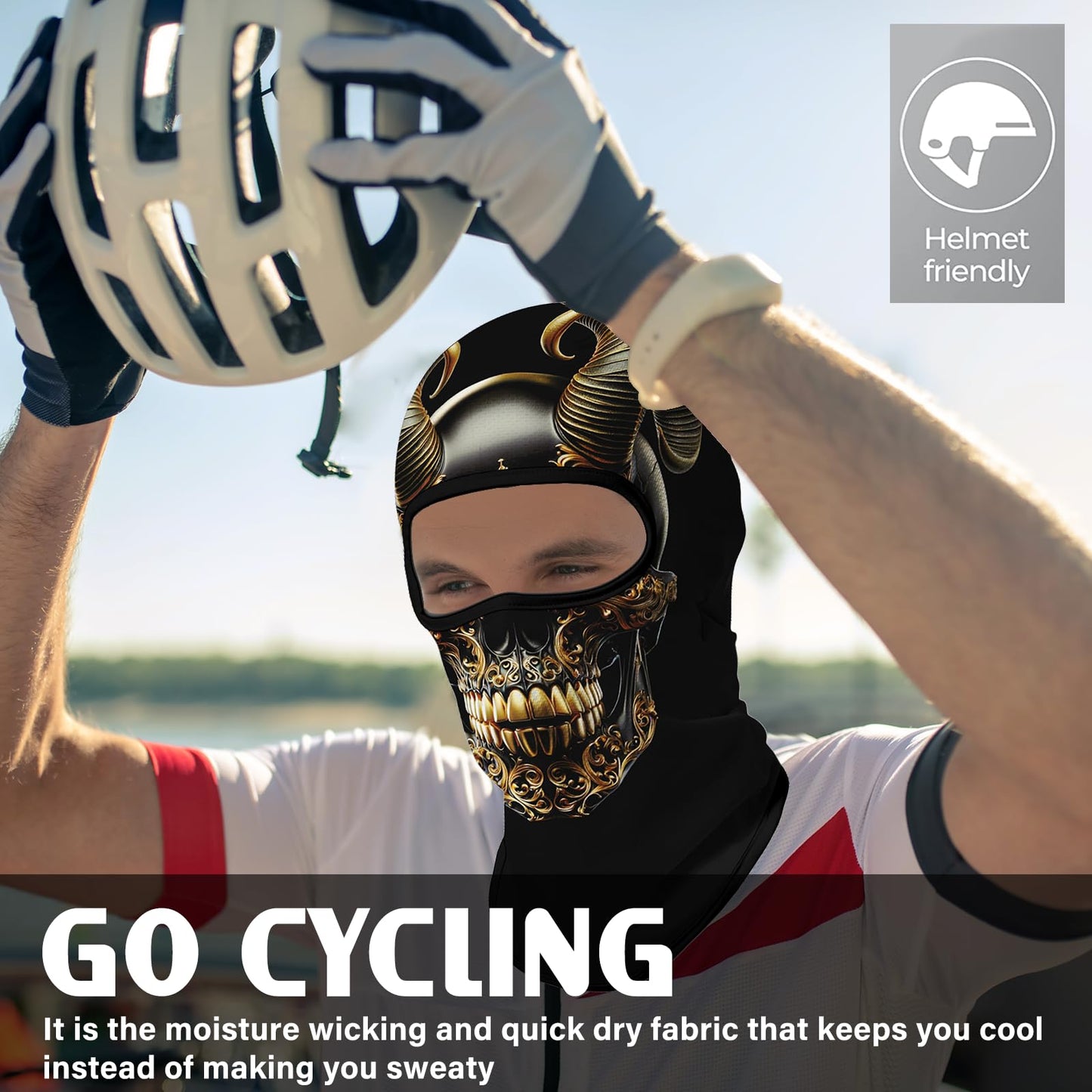 Obacle Balaclava Face Mask Men Women Lightweight for Ski Hunting Cycling Fishing