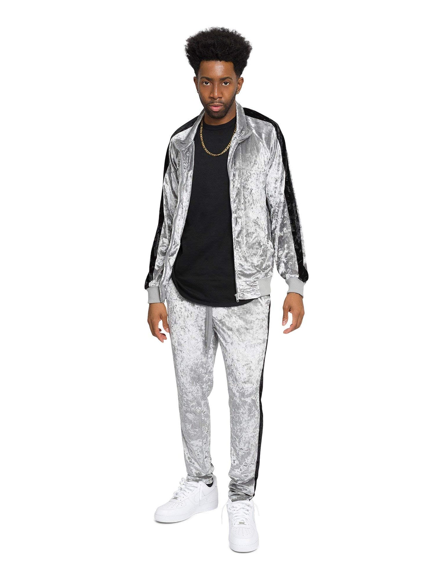 G-Style USA Men's Velour Velvet Tracksuit Sets -Casual Wear, Gym, and Lounge