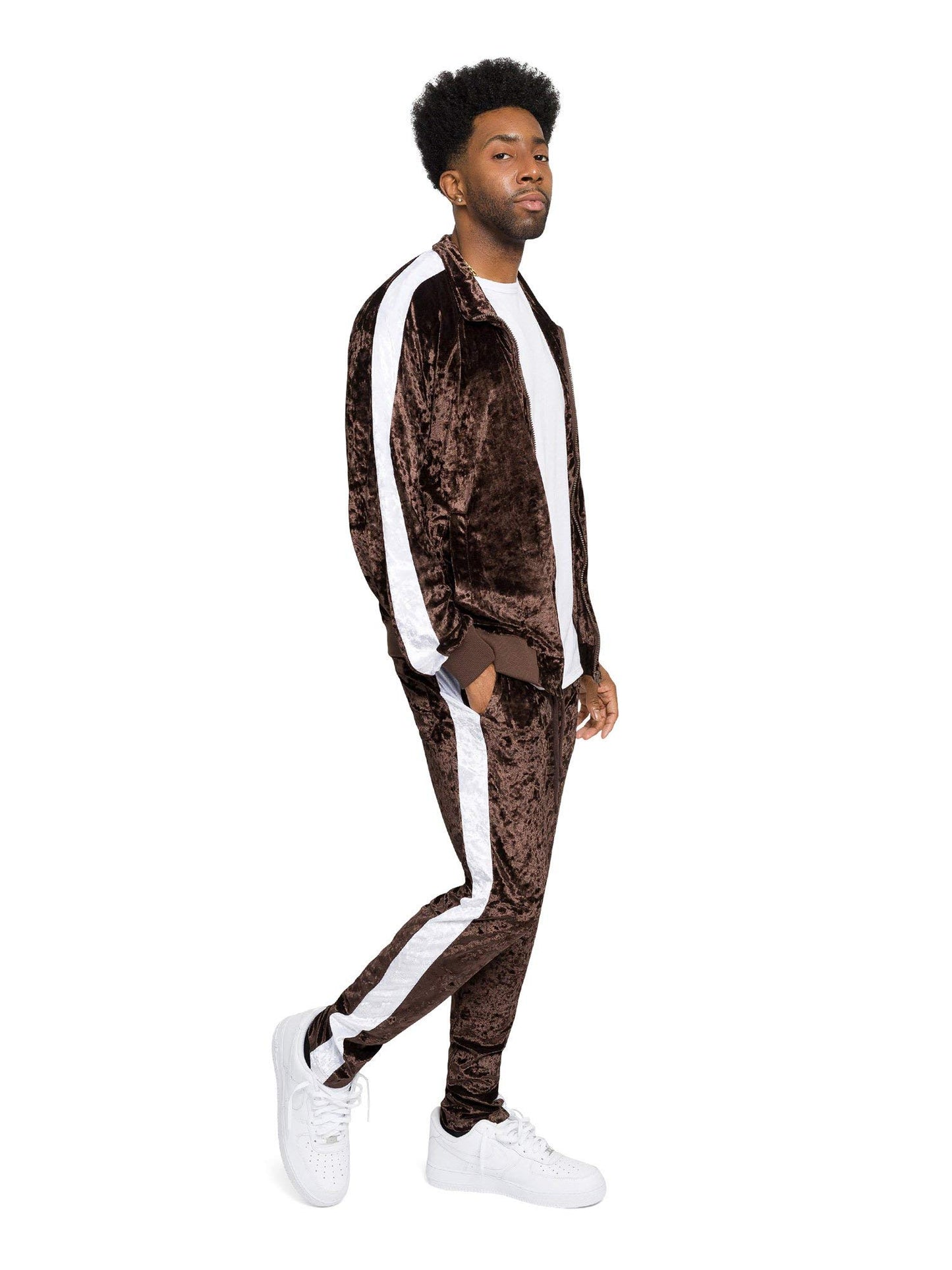 G-Style USA Men's Velour Velvet Tracksuit Sets -Casual Wear, Gym, and Lounge