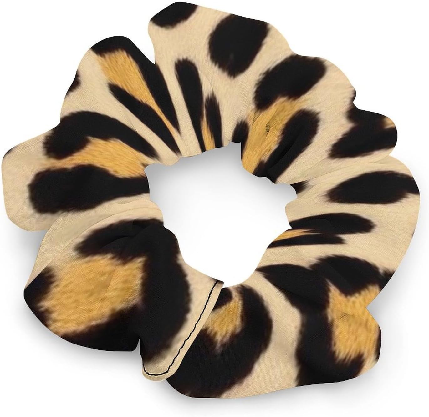 Supdreamc Fashion Hair Scrunchies Spiral Hair Ties for Women Braids, Cool Camo Military Camouflage Adjustable Ponytail Bands Dreadlock Accessories