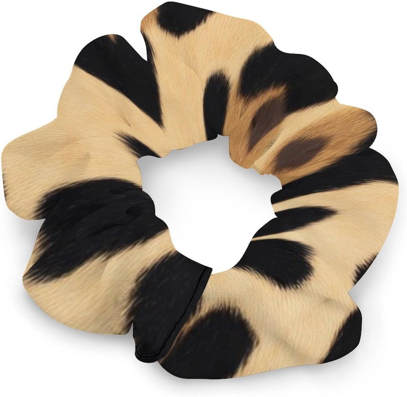 Supdreamc Fashion Hair Scrunchies Spiral Hair Ties for Women Braids, Cool Camo Military Camouflage Adjustable Ponytail Bands Dreadlock Accessories