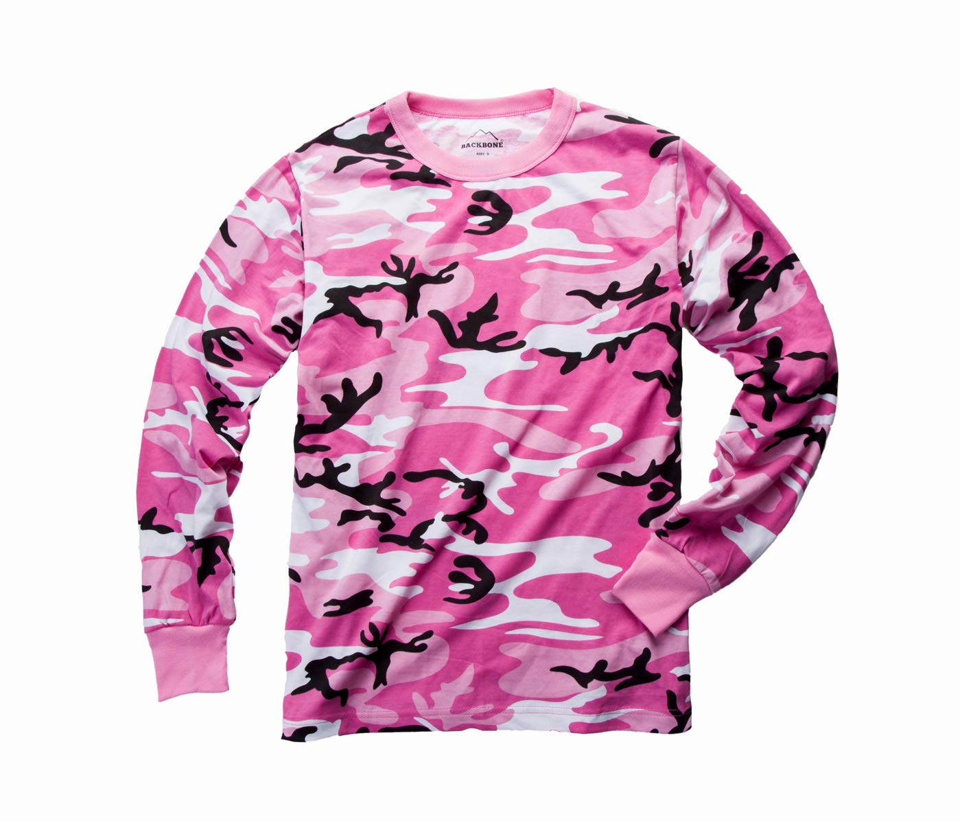 BACKBONE Mens Army Military Gym Training Outdoor Hunt Camp Camouflage Long Sleeve Tee T-Shirt